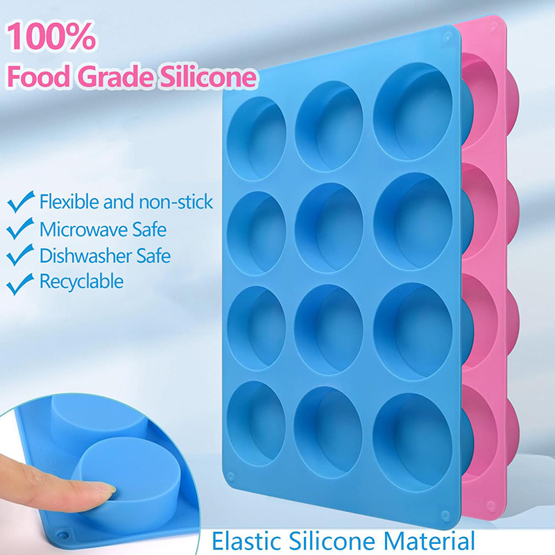 Round Silicone Molds 12-Cavity - Eco Soap review and price