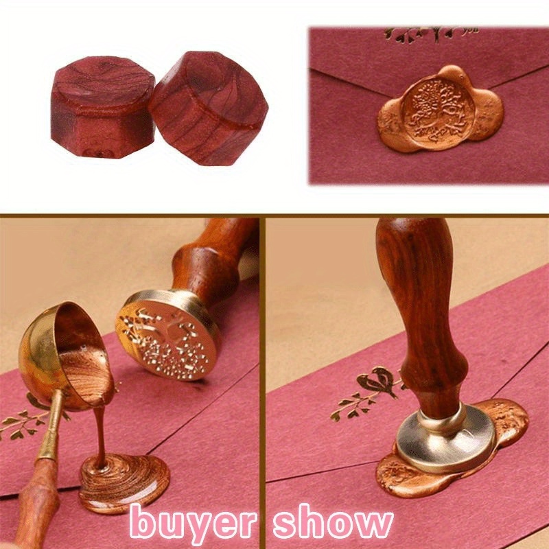100Pc Retro Sealing Wax Octago - Beeswax Wrap review and price
