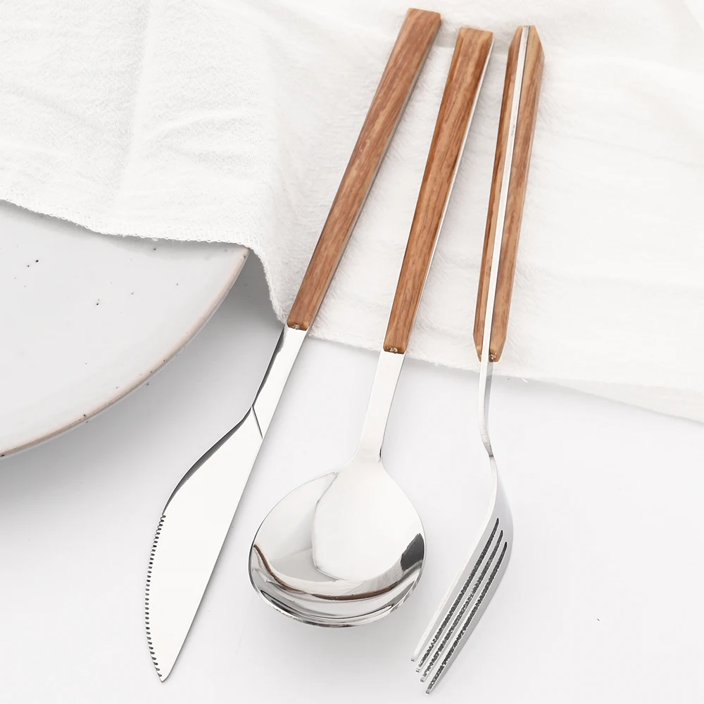 16/24/30Pcs Stainless Steel Im - Bamboo Cutlery review and price