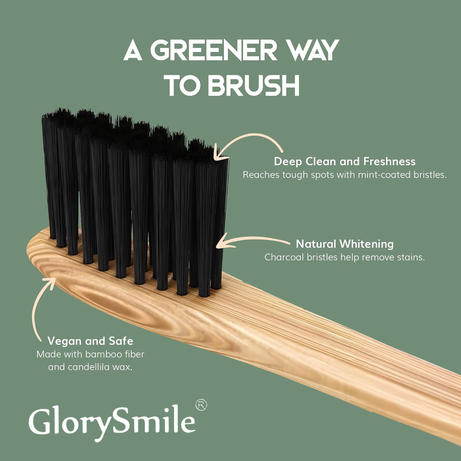 1/4 Pcs Bamboo Toothbrushes -  - Bamboo Toothbrush review and price