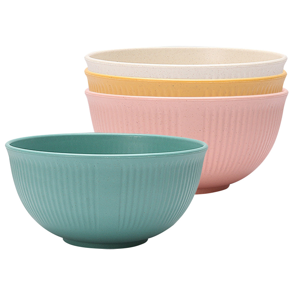 4Pcs Wheat Straw Ramen Bowl Se - Reusable Straw review and price